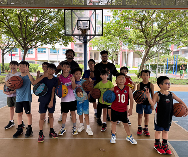 Coach guiding a player