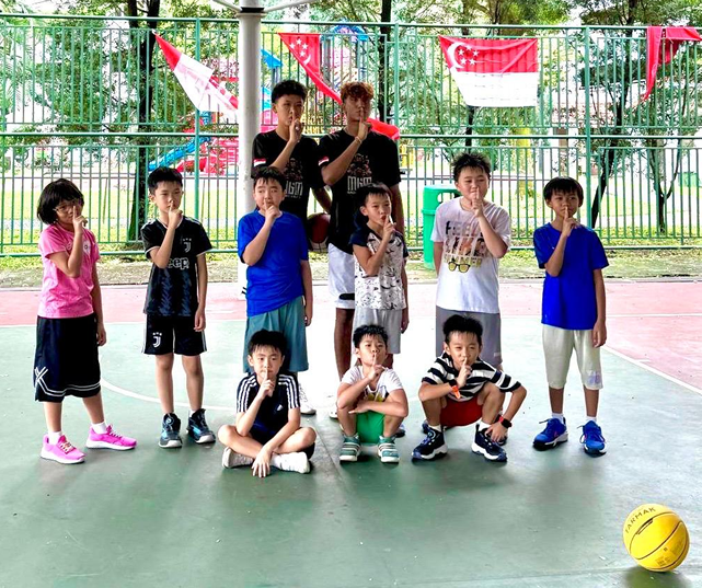 Team huddle showing unity