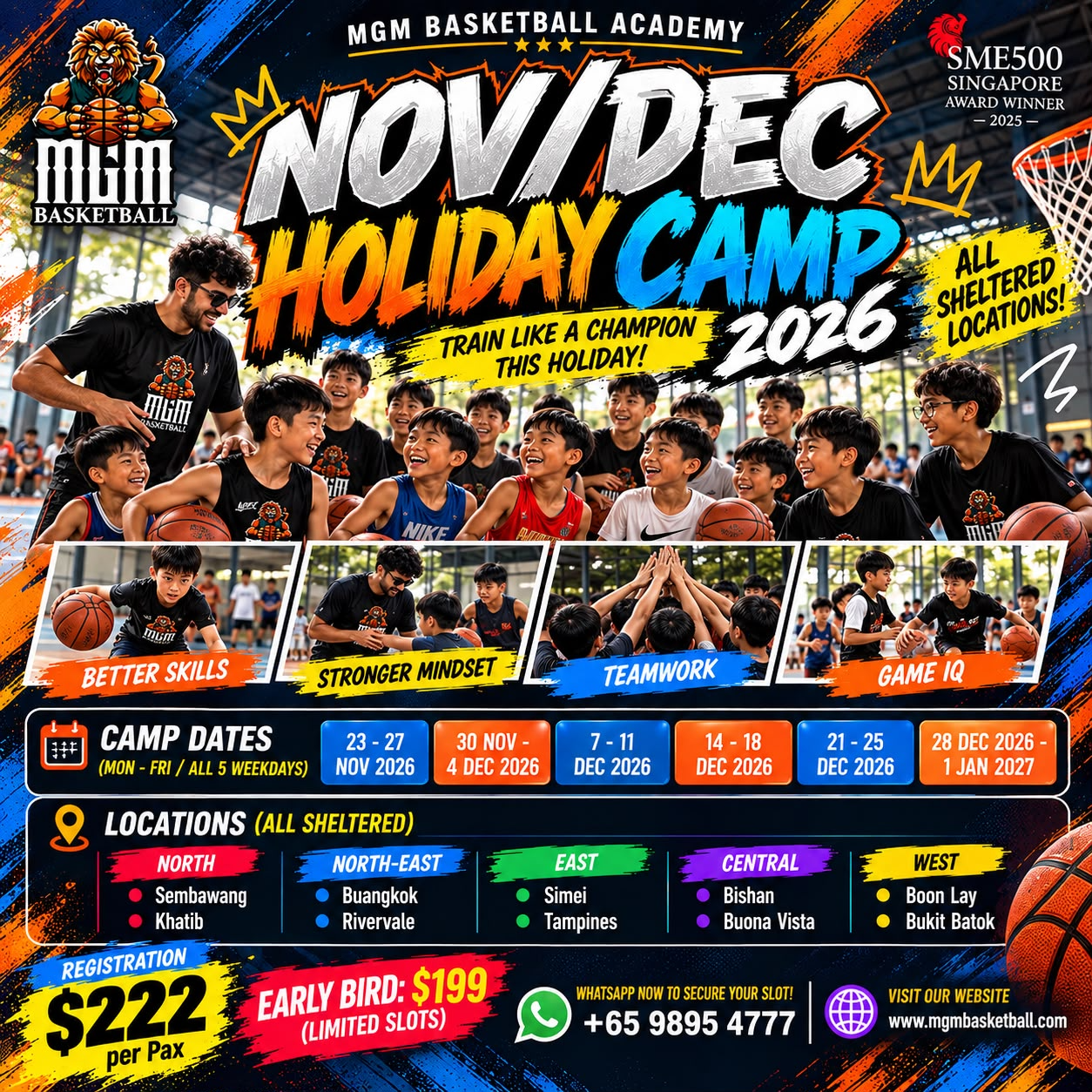 MGM Nov Dec Holiday Camp 2026
